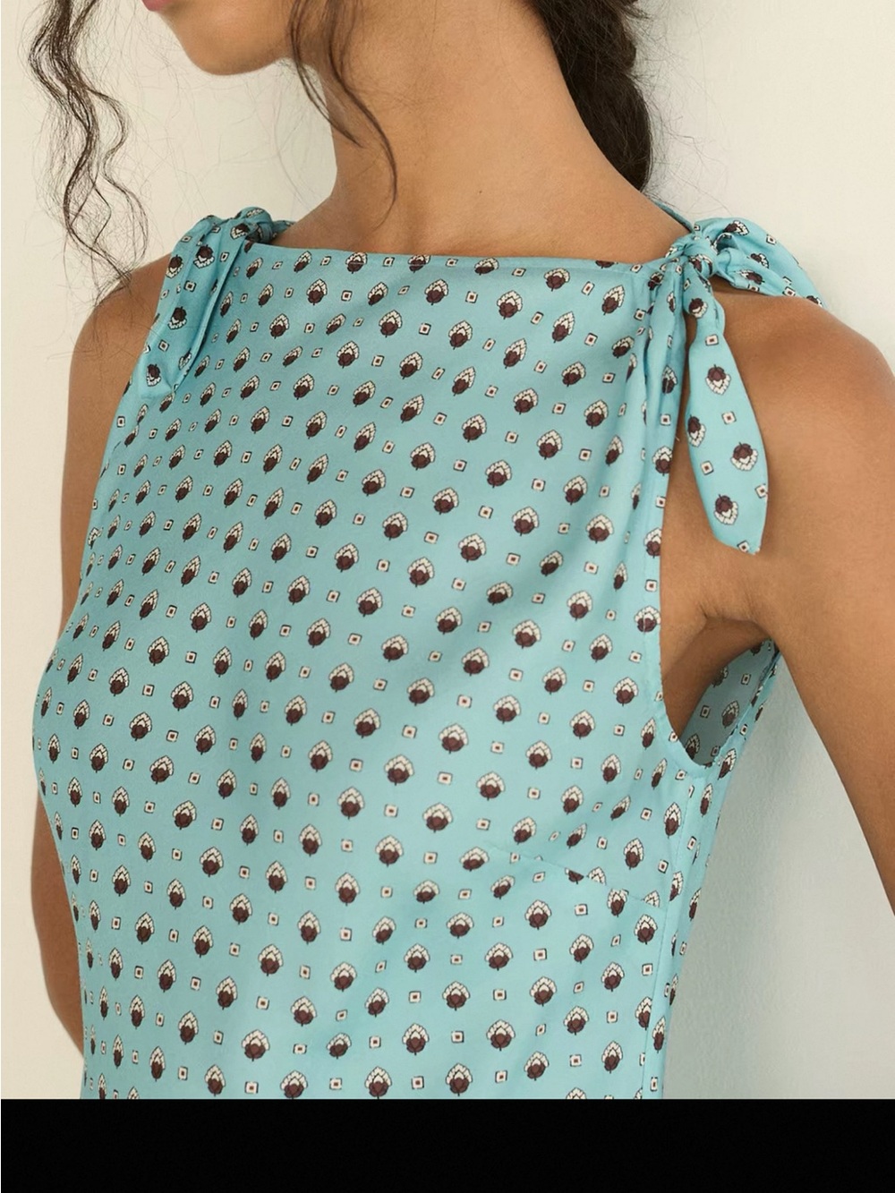 Doen Maltina Mini Dress In Print Lerins Foulard, XS S L XL - Picture 4 of 7